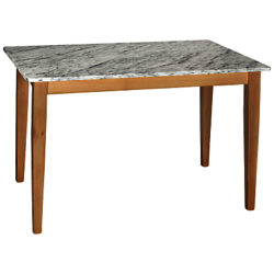 HND Katrina 6 Seater Rectangular Dining Table, Carrara